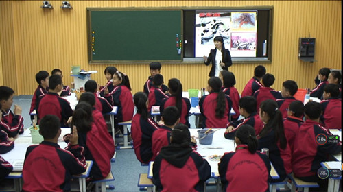 我校小学部美术组开展“生本课堂”活动
