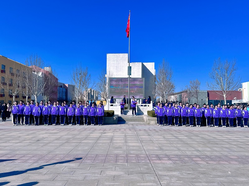 东营市东凯实验学校社会主义核心价值观主题教育升旗仪式（2024-2025学年第二学期第二周）