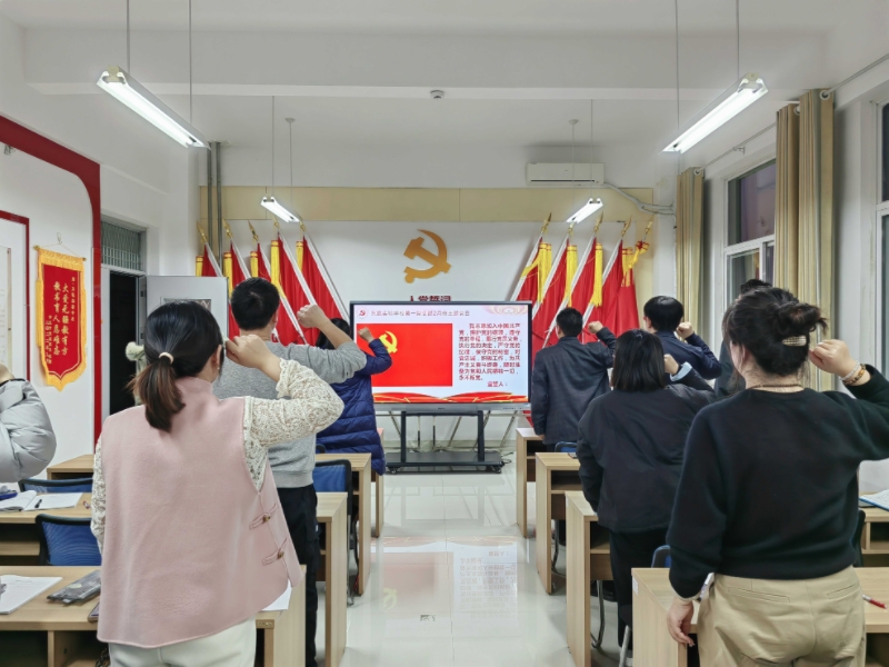 东营市东凯实验学校第一党支部开展二月份主题党日活动