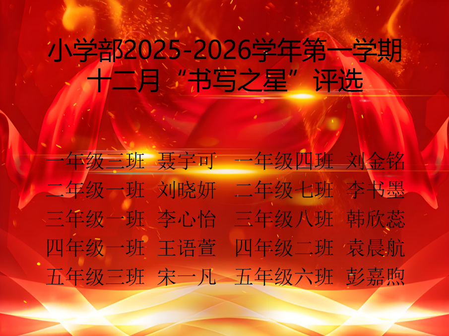 东营市东凯实验学校小学部举行“阅读之星”“书写之星”评选活动