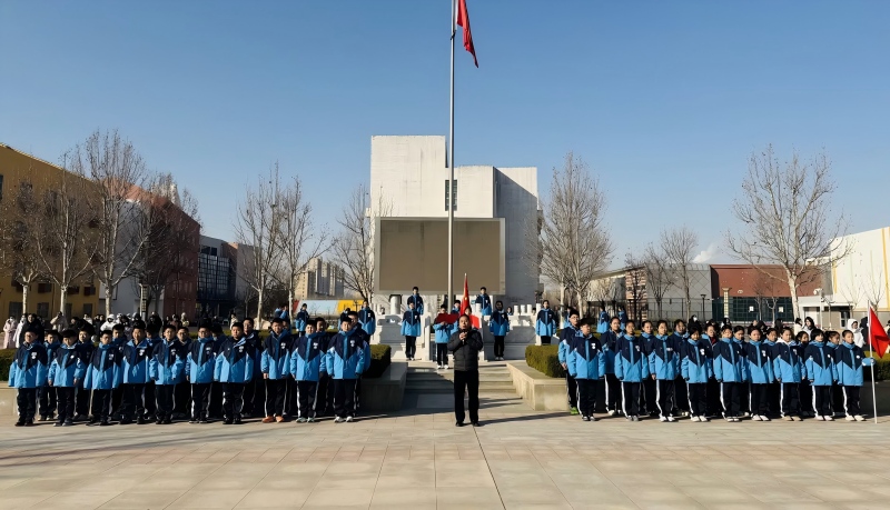 东营市东凯实验学校社会主义核心价值观主题教育升旗仪式 (2025-2026学年第一学期第二十周)